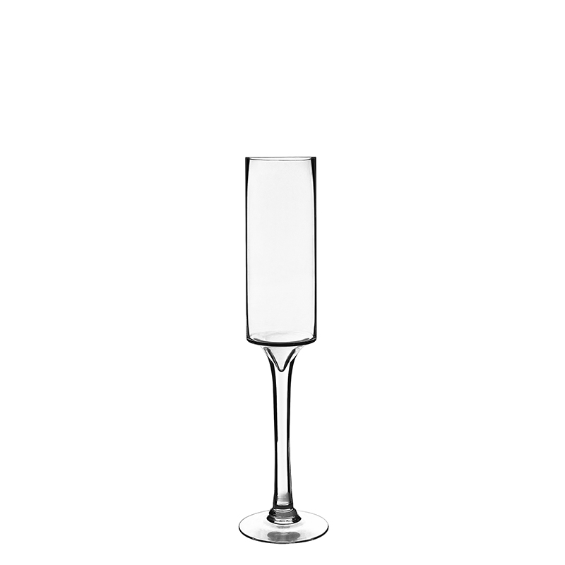 Stemmed Candle Holder. H-20", Open D - 3.5", Base - 4.5", Pack of 6 pcs