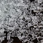 Fire Glass for Fire Pit 10 Pounds, Clear (Free Shipping)