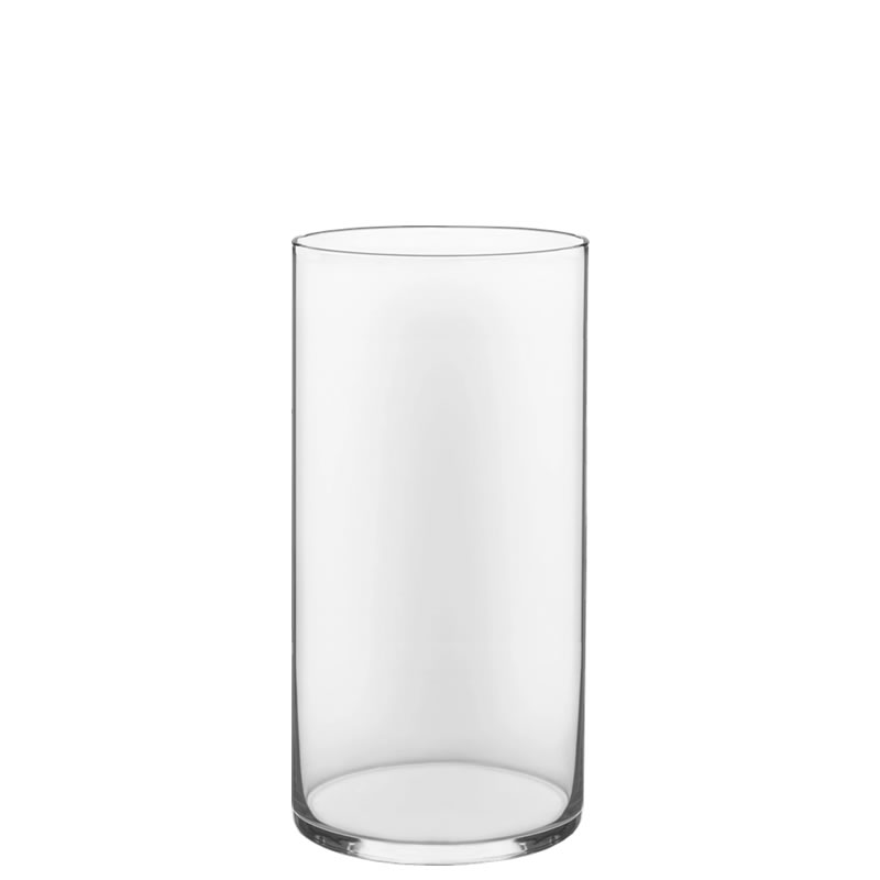 Glass Cylinder Vases.  H-20", Open D - 10", Pack of 2 pcs