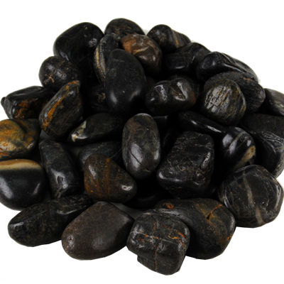 Wholesale 36-lbs River Rock: Polished Black (Pack of 18 Bags - $2.39/Bag) *FREE SHIPPING ...