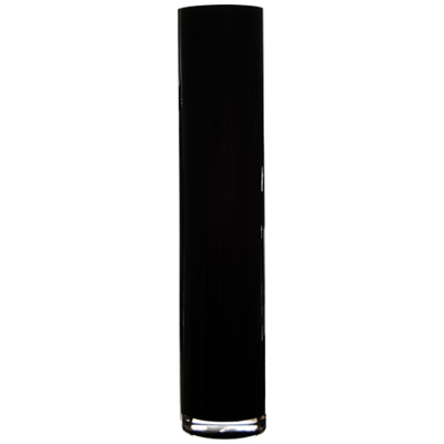 Black Cylinder Vase H-26", Open D - 6", Pack of 4 pcs