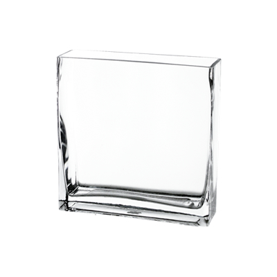 Rectangle Vase. H-8", Pack of 12 pcs