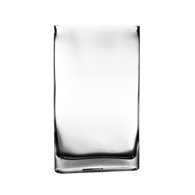 Rectangle Vase.  H-12", Pack of 6 pcs