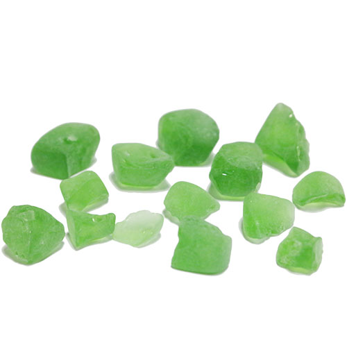 Frosted Sea Glass. Color:  Frosted Green, Pack of 24 bags