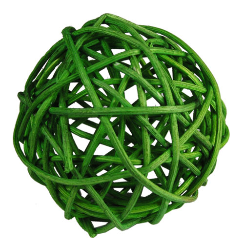 Twig Ball Vase Fillers: GreenLarge D-4"(Pack of 15 bags - $3.90/bag)