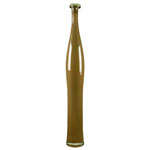 Monroe Bottle Vase: Brown H-24", Open-1.5" 