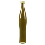 Monroe Bottle Vase: Brown H-16", Open-1.5" 