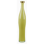 Monroe Bottle Vase: Cream H-16", Open-1.5" 