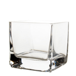 Cube Vase. H-3.15", Pack of 24 pcs