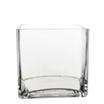 Cube Vase. H-4", Pack of 12 pcs