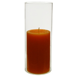 Open End Hurricane Candle Shade. H-9.5", Pack of 24 pcs