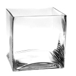 Cube Vase. H-8", Pack of 4 pcs