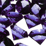 Acrylic Diamond Vase Fillers, Pack of 24 bags, Color: Violet