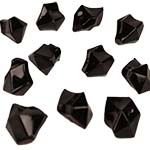 Acrylic Rocks Vase Fillers, Pack of 24 bags, Color: Black