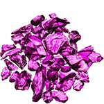 Crushed Colored Glass. Color:  Violet, Pack of 24 bags