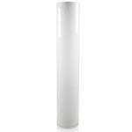 White Cylinder Vase H-32", Open D - 6", Pack of 4 pcs