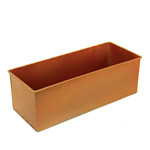 Zinc Rectangle Planter Rose Gold Finish . H-4",Pack of 6 pcs